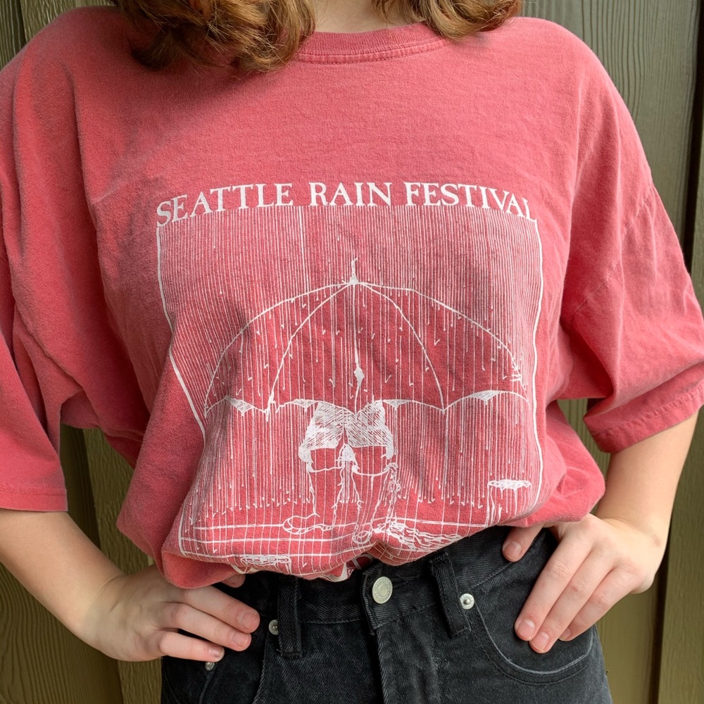 Seattle rain festival tee